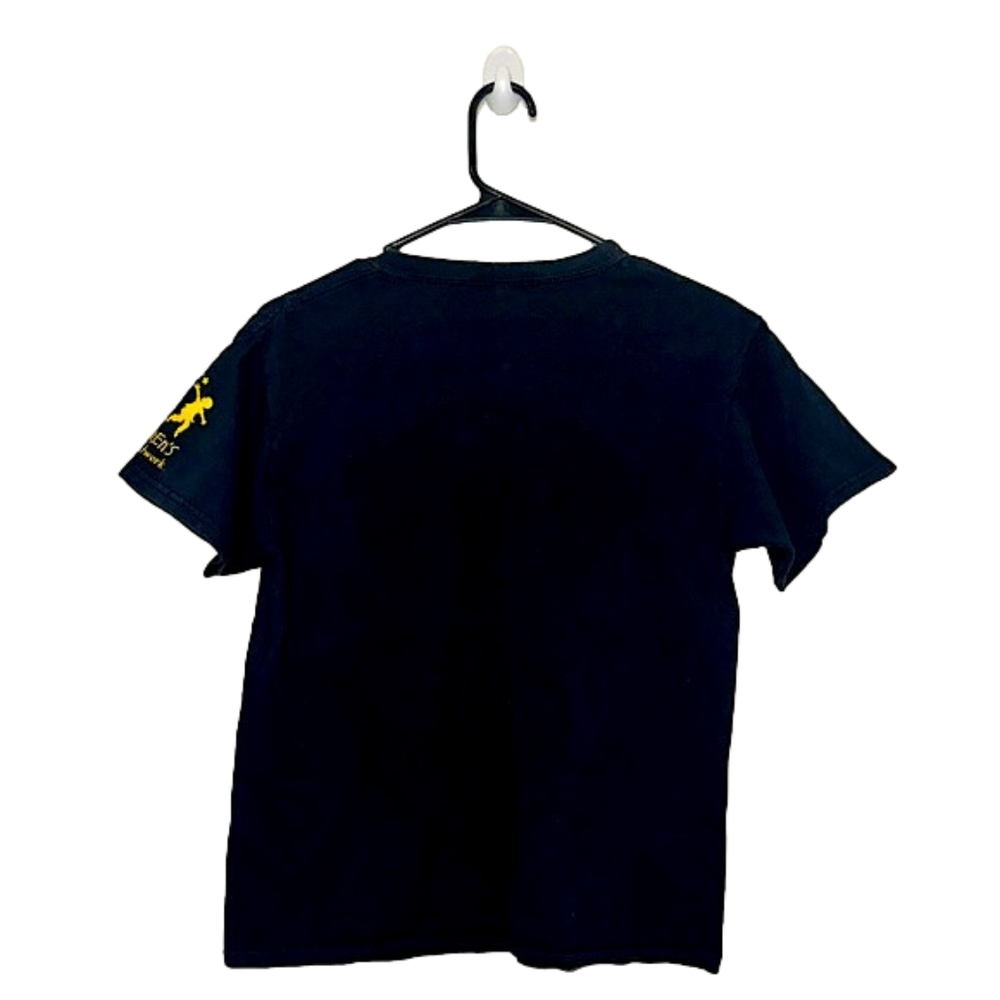 BATMAN Black T-Shirt with Yellow Batman Decal - Picture 4 of 5